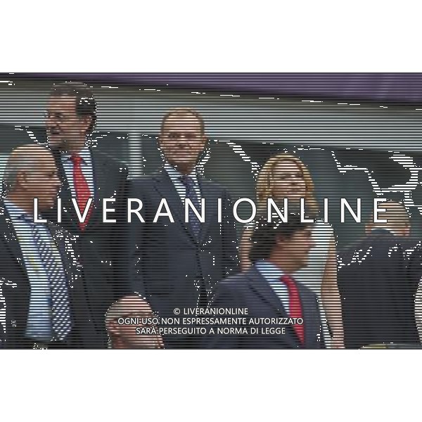 10.06.2012 GDANSK PILKA NOZNA UEFA EURO 2012 MECZ EURO 2012 HISZPANIA -WLOCHY GDANSK MATCH ESPANIA - ITALY NZ DONALD TUSK MALGORZATA TUSK FOT MICHAL STAWOWIAK / NEWSPIXPL --- Newspix.pl /Agenzia Aldo Liverani Sas - ITALY ONLY : Spagna - Italia Campionati Europei UEFA 2012 Polonia/Ucraina Gruppo C Danzica (Polonia) 10/06/2012 *** Local Caption *** www.newspix.pl mail us: info@newspix.pl call us: 0048 022 23 22 222 --- Polish Picture Agency by Ringier Axel Springer Poland