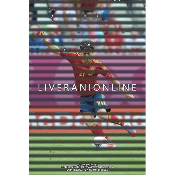 10.06.2012 GDANSK PGE ARENA (GDANSK PGE ARENA) PILKA NOZNA (SOCCER) MISTRZOSTWA EURO 2012 POLSKA UKRAINA (UEFA EURO 2012 POLAND UKRAINE) MECZ HISZPANIA - WLOCHY (GAME SPAIN - ITALY) N/Z DAVID SILVA FOT RAFAL OLEKSIEWICZ / PRESSFOCUS NEWSPIXPL --- Newspix.pl /Agenzia Aldo Liverani Sas - ITALY ONLY : Spagna - Italia Campionati Europei UEFA 2012 Polonia/Ucraina Gruppo C Danzica (Polonia) 10/06/2012 *** Local Caption *** www.newspix.pl mail us: info@newspix.pl call us: 0048 022 23 22 222 --- Polish Picture Agency by Ringier Axel Springer Poland