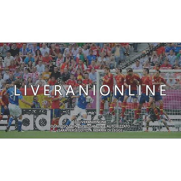 10.06.2012 GDANSK PGE ARENA (GDANSK PGE ARENA) PILKA NOZNA (SOCCER) MISTRZOSTWA EURO 2012 POLSKA UKRAINA (UEFA EURO 2012 POLAND UKRAINE) MECZ HISZPANIA - WLOCHY (GAME SPAIN - ITALY) N/Z FOT RAFAL OLEKSIEWICZ / PRESSFOCUS NEWSPIXPL --- Newspix.pl /Agenzia Aldo Liverani Sas - ITALY ONLY : Spagna - Italia Campionati Europei UEFA 2012 Polonia/Ucraina Gruppo C Danzica (Polonia) 10/06/2012 *** Local Caption *** www.newspix.pl mail us: info@newspix.pl call us: 0048 022 23 22 222 --- Polish Picture Agency by Ringier Axel Springer Poland