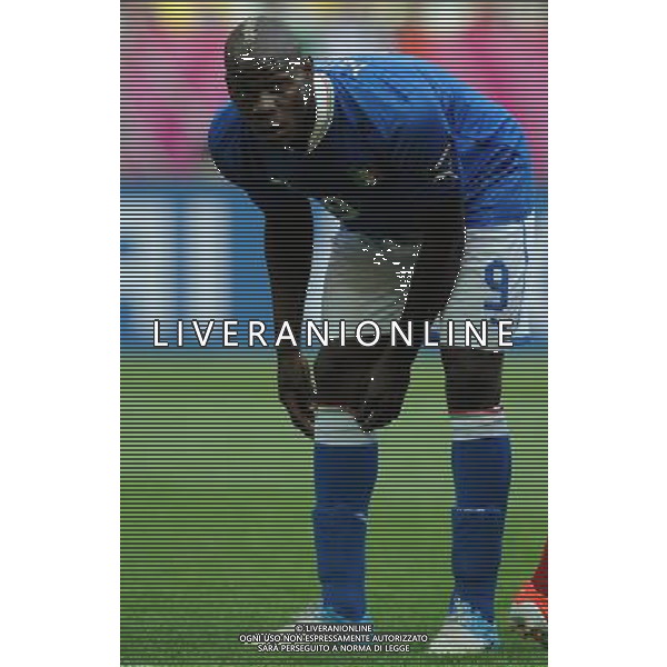 Campionati Europei UEFA 2012 Polonia/Ucraina Gruppo C Danzica (Polonia) - 10.06.2012 Spagna-Italia Nella Foto:balotelli /Ph.Vitez-Ag. Aldo Liverani