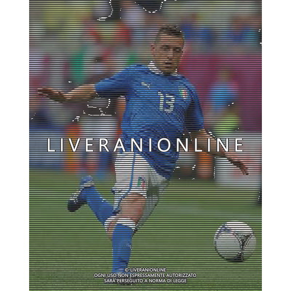 Campionati Europei UEFA 2012 Polonia/Ucraina Gruppo C Danzica (Polonia) - 10.06.2012 Spagna-Italia Nella Foto:giaccherini /Ph.Vitez-Ag. Aldo Liverani