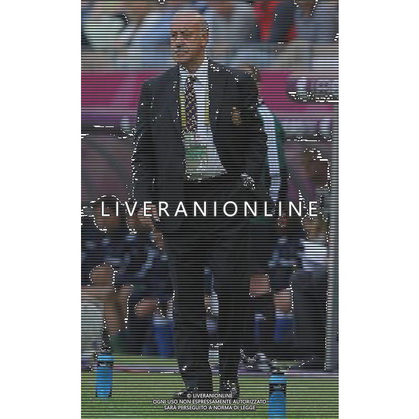 Campionati Europei UEFA 2012 Polonia/Ucraina Gruppo C Danzica (Polonia) - 10.06.2012 Spagna-Italia Nella Foto:del bosque /Ph.Vitez-Ag. Aldo Liverani