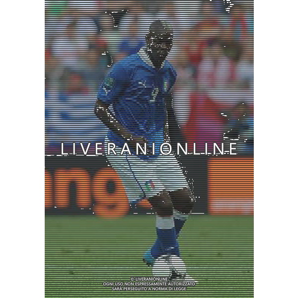 Campionati Europei UEFA 2012 Polonia/Ucraina Gruppo C Danzica (Polonia) - 10.06.2012 Spagna-Italia Nella Foto:balotelli /Ph.Vitez-Ag. Aldo Liverani