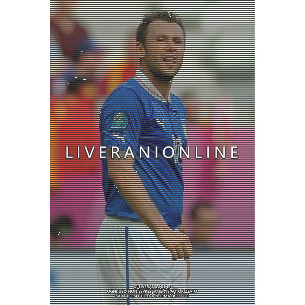 Campionati Europei UEFA 2012 Polonia/Ucraina Gruppo C Danzica (Polonia) - 10.06.2012 Spagna-Italia Nella Foto:cassano /Ph.Vitez-Ag. Aldo Liverani