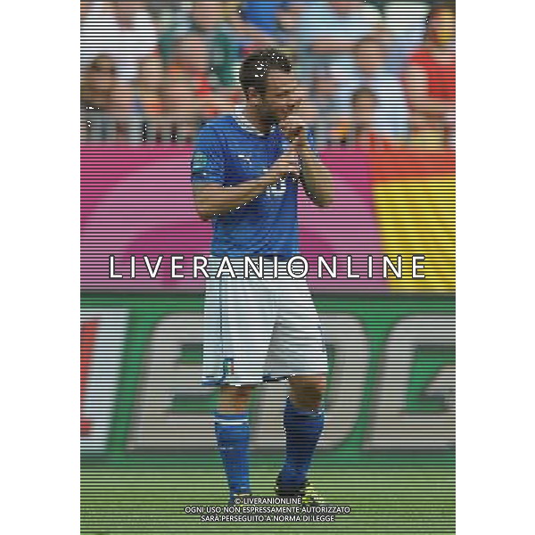 Campionati Europei UEFA 2012 Polonia/Ucraina Gruppo C Danzica (Polonia) - 10.06.2012 Spagna-Italia Nella Foto:cassano /Ph.Vitez-Ag. Aldo Liverani