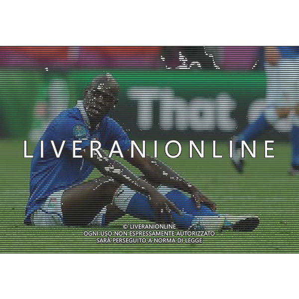 Campionati Europei UEFA 2012 Polonia/Ucraina Gruppo C Danzica (Polonia) - 10.06.2012 Spagna-Italia Nella Foto:balotelli /Ph.Vitez-Ag. Aldo Liverani