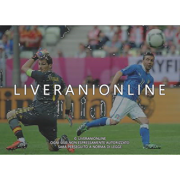 Campionati Europei UEFA 2012 Polonia/Ucraina Gruppo C Danzica (Polonia) - 10.06.2012 Spagna-Italia Nella Foto:di natale gol /Ph.Vitez-Ag. Aldo Liverani