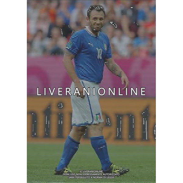 Campionati Europei UEFA 2012 Polonia/Ucraina Gruppo C Danzica (Polonia) - 10.06.2012 Spagna-Italia Nella Foto:cassano /Ph.Vitez-Ag. Aldo Liverani