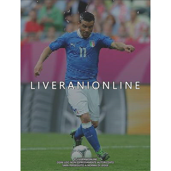 Campionati Europei UEFA 2012 Polonia/Ucraina Gruppo C Danzica (Polonia) - 10.06.2012 Spagna-Italia Nella Foto:di natale /Ph.Vitez-Ag. Aldo Liverani