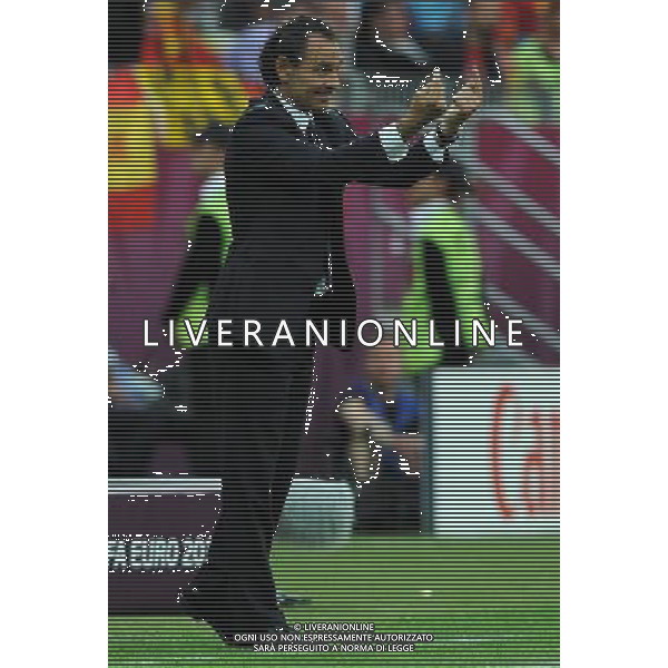 Campionati Europei UEFA 2012 Polonia/Ucraina Gruppo C Danzica (Polonia) - 10.06.2012 Spagna-Italia Nella Foto:prandelli /Ph.Vitez-Ag. Aldo Liverani