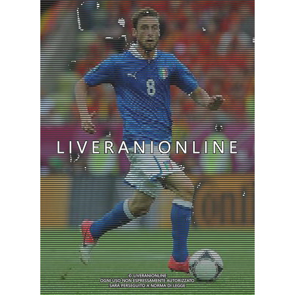 Campionati Europei UEFA 2012 Polonia/Ucraina Gruppo C Danzica (Polonia) - 10.06.2012 Spagna-Italia Nella Foto:marchisio /Ph.Vitez-Ag. Aldo Liverani