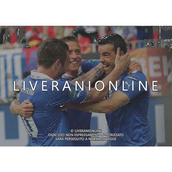 10.06.2012, GDANSK , MISTRZOSTWA EUROPY W PILCE NOZNEJ UEFA EURO 2012 SPAIN VS ITALY HISZPANIA VS WLOCHY , N Z ANTONIO DI NATALE (ITA) BRAMKA GOL RADOSC , FOT. ADAM JASTRZEBOWSKI / NEWSPIX.PL --- Newspix.pl /Agenzia Aldo Liverani Sas - ITALY ONLY - Spagna-Italia Campionati Europei UEFA 2012 Polonia/Ucraina Gruppo C Danzica (Polonia) 10/06/2012 *** Local Caption *** www.newspix.pl mail us: info@newspix.pl call us: 0048 022 23 22 222 --- Polish Picture Agency by Ringier Axel Springer Poland