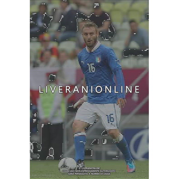 10.06.2012 GDANSK - ARENA GDANSK ( GDANSK POLAND ARENA GDANSK STADIUM STADIUM) PILKA NOZNA (FOOTBALL ) MISTRZOSTWA EUROPY W PILCE NOZNEJ UEFA EURO 2012 ( EUROPEAN CHAPIONSHIPS UEFA EURO 2012 ) GRUPA C ( POOL C) MECZ HISZPANIA - WLOCHY ( GAME SPAIN - ITALY ) NZ DANIELE DE ROSSI FOTO MATEUSZ TRZUSKOWSKI/CYFRASPORT/NEWSPIX.PL --- Newspix.pl /Agenzia Aldo Liverani Sas - ITALY ONLY - Spagna-Italia Campionati Europei UEFA 2012 Polonia/Ucraina Gruppo C Danzica (Polonia) 10/06/2012 *** Local Caption *** www.newspix.pl mail us: info@newspix.pl call us: 0048 022 23 22 222 --- Polish Picture Agency by Ringier Axel Springer Poland