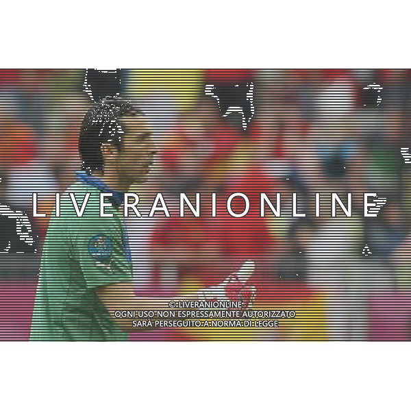 10.06.2012 GDANSK - ARENA GDANSK ( GDANSK POLAND ARENA GDANSK STADIUM STADIUM) PILKA NOZNA (FOOTBALL ) MISTRZOSTWA EUROPY W PILCE NOZNEJ UEFA EURO 2012 ( EUROPEAN CHAPIONSHIPS UEFA EURO 2012 ) GRUPA C ( POOL C) MECZ HISZPANIA - WLOCHY ( GAME SPAIN - ITALY ) NZ BUFFON GIANLUIGI FOTO MATEUSZ TRZUSKOWSKI/CYFRASPORT/NEWSPIX.PL --- Newspix.pl /Agenzia Aldo Liverani Sas - ITALY ONLY - Spagna-Italia Campionati Europei UEFA 2012 Polonia/Ucraina Gruppo C Danzica (Polonia) 10/06/2012 *** Local Caption *** www.newspix.pl mail us: info@newspix.pl call us: 0048 022 23 22 222 --- Polish Picture Agency by Ringier Axel Springer Poland