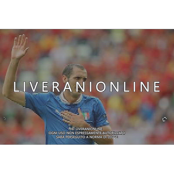 10.06.2012 GDANSK - ARENA GDANSK ( GDANSK POLAND ARENA GDANSK STADIUM STADIUM) PILKA NOZNA (FOOTBALL ) MISTRZOSTWA EUROPY W PILCE NOZNEJ UEFA EURO 2012 ( EUROPEAN CHAPIONSHIPS UEFA EURO 2012 ) GRUPA C ( POOL C) MECZ HISZPANIA - WLOCHY ( GAME SPAIN - ITALY ) NZ GIORGIO CHIELLINI FOTO MATEUSZ TRZUSKOWSKI/CYFRASPORT/NEWSPIX.PL --- Newspix.pl /Agenzia Aldo Liverani Sas - ITALY ONLY - Spagna-Italia Campionati Europei UEFA 2012 Polonia/Ucraina Gruppo C Danzica (Polonia) 10/06/2012 *** Local Caption *** www.newspix.pl mail us: info@newspix.pl call us: 0048 022 23 22 222 --- Polish Picture Agency by Ringier Axel Springer Poland