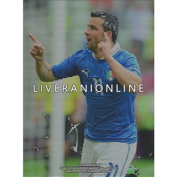 GDANSK 10.06.2012 PILKA NOZNA UEFA EURO 2012 MECZ FAZY GRUPOWEJ GRUPA C HISZPANIA WLOCHY NZ ANTONIO DI NATALE RADOSC BRAMKA FOT MAREK BICZYK PRZEGLAD SPORTOWY NEWSPIX.PL --- Newspix.pl GOAL HAPPY MATCH SPAIN ITALY --- Newspix.pl /Agenzia Aldo Liverani Sas - ITALY ONLY - Spagna-Italia Campionati Europei UEFA 2012 Polonia/Ucraina Gruppo C Danzica (Polonia) 10/06/2012 *** Local Caption *** www.newspix.pl mail us: info@newspix.pl call us: 0048 022 23 22 222 --- Polish Picture Agency by Ringier Axel Springer Poland