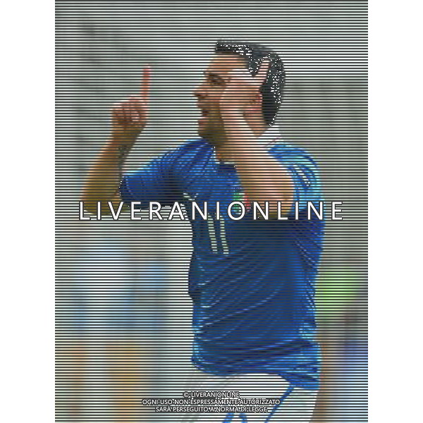 GDANSK 10.06.2012 PILKA NOZNA UEFA EURO 2012 MECZ FAZY GRUPOWEJ GRUPA C HISZPANIA WLOCHY NZ ANTONIO DI NATALE RADOSC BRAMKA FOT MAREK BICZYK PRZEGLAD SPORTOWY NEWSPIX.PL --- Newspix.pl GOAL HAPPY MATCH SPAIN ITALY --- Newspix.pl /Agenzia Aldo Liverani Sas - ITALY ONLY - Spagna-Italia Campionati Europei UEFA 2012 Polonia/Ucraina Gruppo C Danzica (Polonia) 10/06/2012 *** Local Caption *** www.newspix.pl mail us: info@newspix.pl call us: 0048 022 23 22 222 --- Polish Picture Agency by Ringier Axel Springer Poland