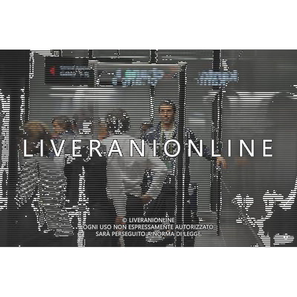 GDANSK 10.06.2012 REPREZENTACJA WLOCH PRZYJECHALA NA LOTNISKO W GDANSKU PO MECZU Z HISZPANIA W RAMACH EURO2012 NA LOTNISKU PO PRZEJSCIU ZA BRAMKE GIANLUIGI BUFFON ZOSTAL PRZESZUKANY N Z GIANLUIGI BUFFON MARCIN GADOMSKI/NEWSPIX.PL GDANSK 10.06.2012 THE ITALIAN NATIONAL TEAM CAME TO THE AIRPORT IN GDANSK AFTER THE MATCH WITH SPAIN --- Newspix.pl ITALIA CALCIO DI RITORNO IN AEROPORTO DOPO LA SFIDA CON LA SPAGNA *** Local Caption *** .