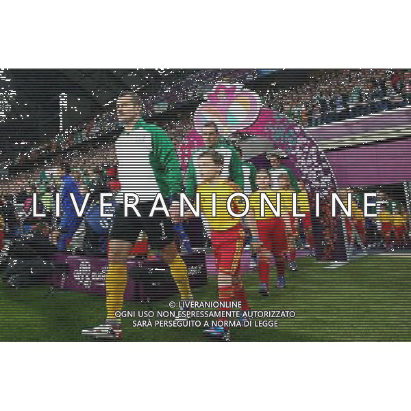 10.06.2012 POZNAN - STADION MIEJSKI ( POZNAN POLAND MUNICIPIAL STADIUM) PILKA NOZNA (FOOTBALL ) MISTRZOSTWA EUROPY W PILCE NOZNEJ UEFA EURO 2012 ( EUROPEAN CHAPIONSHIPS UEFA EURO 2012 ) GRUPA C ( POOL C ) MECZ IRLANDIA - CHORWACJA ( GAME REPUBLIC OF IRELAND - CROATIA) NZ/: SHAY GIVEN (IRL) FOTO JAKUB PIASECKI/CYFRASPORT/NEWSPIX.PL --- Newspix.pl irlanda croazia -AG ALDO LIVERANI SAS - ITALY ONLY - *** Local Caption *** .