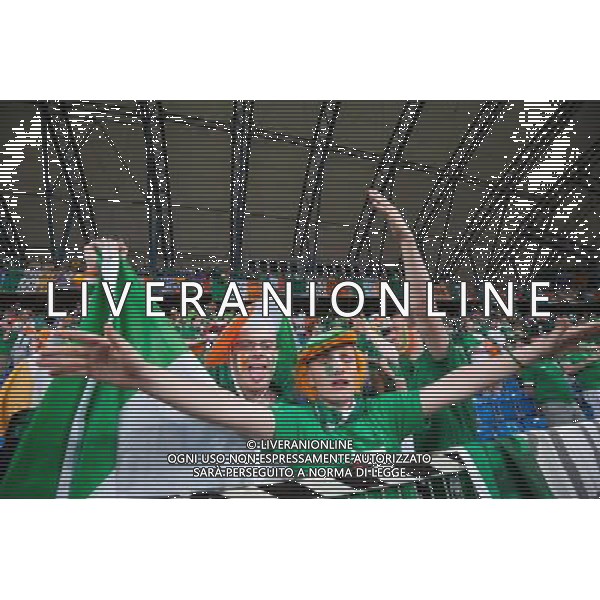 10.06.2012. POZNAN POLSKA, STADION MIEJSKI (MUNICIPAL STADUIM). (UEFA EURO 2012 POLAND UKRAINE) MISTRZOSTWA EUROPY W PILCE NOZNEJ. MECZ IRLANDIA - CHORWACJA GRUPA C (GAME MATCH THE REPUBLIC OF IRELAND - CROATIA POOL C). NZ/ WIDOK KIBICE FOT. JAKUB KACZMARCZYK / PRESSFOCUS NEWSPIXPL --- Newspix.pl irlanda croazia -AG ALDO LIVERANI SAS - ITALY ONLY - *** Local Caption *** .