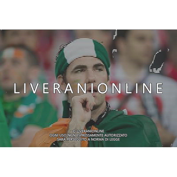 10.06.2012. POZNAN POLSKA, STADION MIEJSKI (MUNICIPAL STADUIM). (UEFA EURO 2012 POLAND UKRAINE) MISTRZOSTWA EUROPY W PILCE NOZNEJ. MECZ IRLANDIA - CHORWACJA GRUPA C (GAME MATCH THE REPUBLIC OF IRELAND - CROATIA POOL C). NZ/ WIDOK KIBICE FOT. JAKUB KACZMARCZYK / PRESSFOCUS NEWSPIXPL --- Newspix.pl irlanda croazia -AG ALDO LIVERANI SAS - ITALY ONLY - *** Local Caption *** .