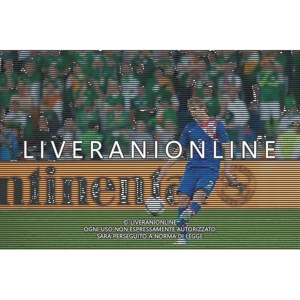 10.06.2012. POZNAN POLSKA, STADION MIEJSKI (MUNICIPAL STADUIM). (UEFA EURO 2012 POLAND UKRAINE) MISTRZOSTWA EUROPY W PILCE NOZNEJ. MECZ IRLANDIA - CHORWACJA GRUPA C (GAME MATCH THE REPUBLIC OF IRELAND - CROATIA POOL C). NZ/ WIDOK IVAN STRINIC FOT. JAKUB KACZMARCZYK / PRESSFOCUS NEWSPIXPL --- Newspix.pl irlanda croazia -AG ALDO LIVERANI SAS - ITALY ONLY - *** Local Caption *** .