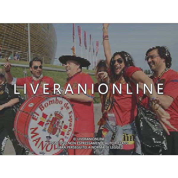 10.06.2012 GDANSK PILKA NOZNA UEFA EURO 2012 MECZ EURO 2012 HISZPANIA -WLOCHY GDANSK MATCH ESPANIA - ITALY NZ KIBICE HISZPANIA MANOLO FOT MICHAL STAWOWIAK / NEWSPIXPL --- Newspix.pl -AG ALDO LIVERANI SAS - ITALY ONLY - *** Local Caption *** .