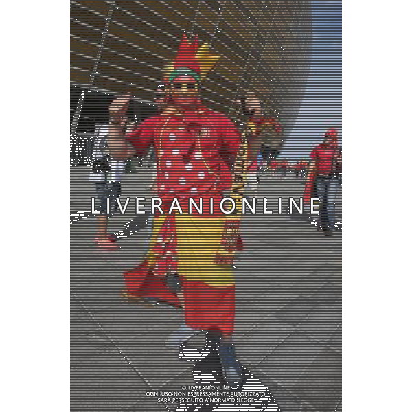 10.06.2012 - Gdansk , Poland . UEFA EURO 2012 . Mecz Hiszpania - Wlochy / match Spain - Italy . n/z. kibice Hiszpanii . Fot. Tomasz Wantula / EDYTOR.net/NEWSPIX.PL --- Newspix.pl -AG ALDO LIVERANI SAS - ITALY ONLY - *** Local Caption *** .