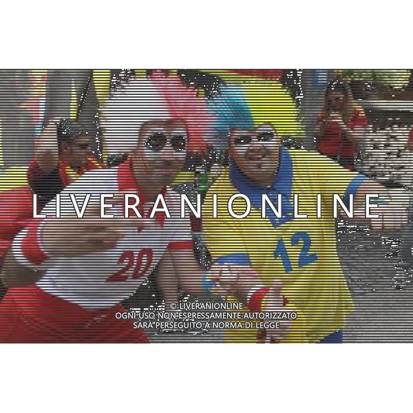 10.06.2012 GDANSK - ARENA GDANSK ( GDANSK POLAND ARENA GDANSK STADIUM STADIUM) PILKA NOZNA (FOOTBALL ) MISTRZOSTWA EUROPY W PILCE NOZNEJ UEFA EURO 2012 ( EUROPEAN CHAPIONSHIPS UEFA EURO 2012 ) GRUPA C ( POOL C) MECZ HISZPANIA - WLOCHY ( GAME SPAIN - ITALY ) NZ KIBICE NA ULICACH GDANSKA PRZED MECZEM FOTO MATEUSZ TRZUSKOWSKI/CYFRASPORT/NEWSPIX.PL --- Newspix.pl -AG ALDO LIVERANI SAS - ITALY ONLY - *** Local Caption *** .