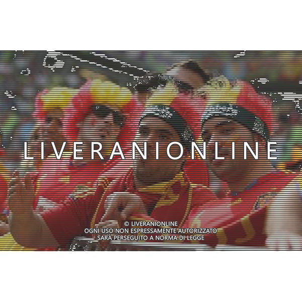 10.06.2012 GDANSK - ARENA GDANSK ( GDANSK POLAND ARENA GDANSK STADIUM STADIUM) PILKA NOZNA (FOOTBALL ) MISTRZOSTWA EUROPY W PILCE NOZNEJ UEFA EURO 2012 ( EUROPEAN CHAPIONSHIPS UEFA EURO 2012 ) GRUPA C ( POOL C) MECZ HISZPANIA - WLOCHY ( GAME SPAIN - ITALY ) NZ KIBICE PRZED MECZEM FOTO MATEUSZ TRZUSKOWSKI/CYFRASPORT/NEWSPIX.PL --- Newspix.pl -AG ALDO LIVERANI SAS - ITALY ONLY - *** Local Caption *** .