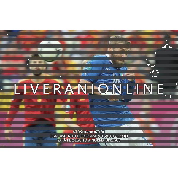 10.06.2012 GDANSK - ARENA GDANSK ( GDANSK POLAND ARENA GDANSK STADIUM STADIUM) PILKA NOZNA (FOOTBALL ) MISTRZOSTWA EUROPY W PILCE NOZNEJ UEFA EURO 2012 ( EUROPEAN CHAPIONSHIPS UEFA EURO 2012 ) GRUPA C ( POOL C) MECZ HISZPANIA - WLOCHY ( GAME SPAIN - ITALY ) NZ DANIELE DE ROSSI FOTO MATEUSZ TRZUSKOWSKI/CYFRASPORT/NEWSPIX.PL --- Newspix.pl -AG ALDO LIVERANI SAS - ITALY ONLY - *** Local Caption *** .