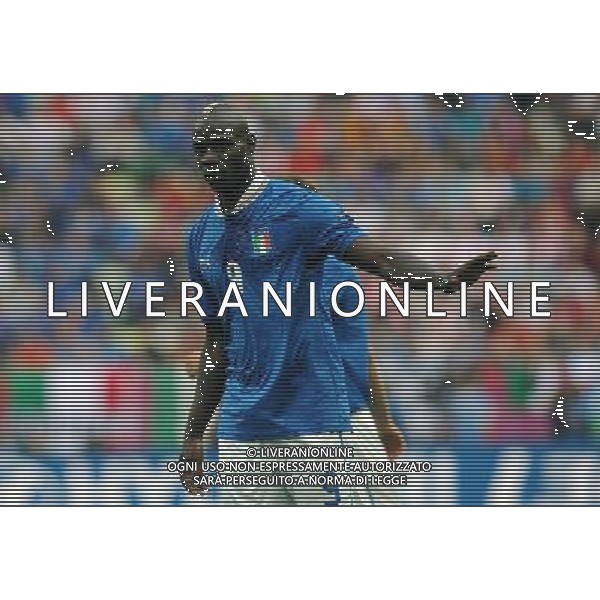 Campionati Europei UEFA 2012 Polonia/Ucraina Gruppo C Danzica (Polonia) - 10.06.2012 Spagna-Italia Nella Foto:Balotelli Mario /Ph.Vitez-Ag. Aldo Liverani