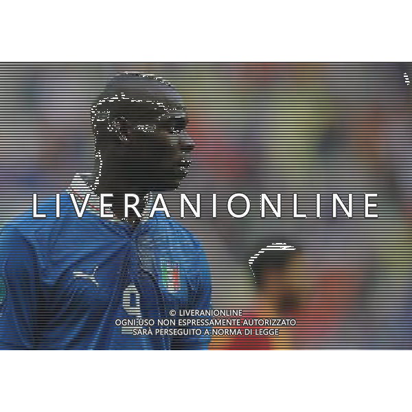 Campionati Europei UEFA 2012 Polonia/Ucraina Gruppo C Danzica (Polonia) - 10.06.2012 Spagna-Italia Nella Foto:Balotelli Mario /Ph.Vitez-Ag. Aldo Liverani