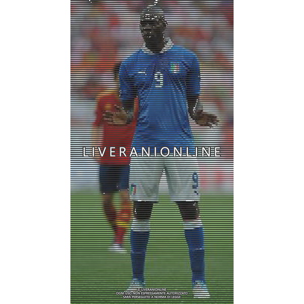 Campionati Europei UEFA 2012 Polonia/Ucraina Gruppo C Danzica (Polonia) - 10.06.2012 Spagna-Italia Nella Foto:Balotelli Mario /Ph.Vitez-Ag. Aldo Liverani