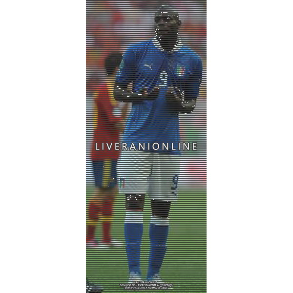 Campionati Europei UEFA 2012 Polonia/Ucraina Gruppo C Danzica (Polonia) - 10.06.2012 Spagna-Italia Nella Foto:Balotelli Mario /Ph.Vitez-Ag. Aldo Liverani