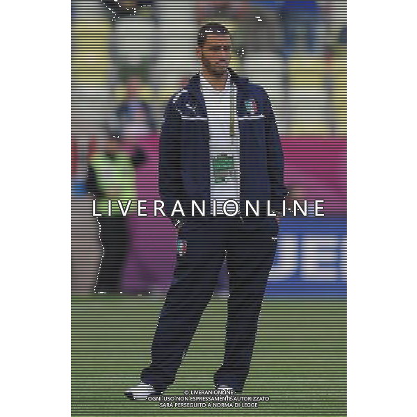 Campionati Europei UEFA 2012 Polonia/Ucraina Gruppo C Danzica (Polonia) - 10.06.2012 Spagna-Italia Nella Foto:Bonucci Leonardo /Ph.Vitez-Ag. Aldo Liverani