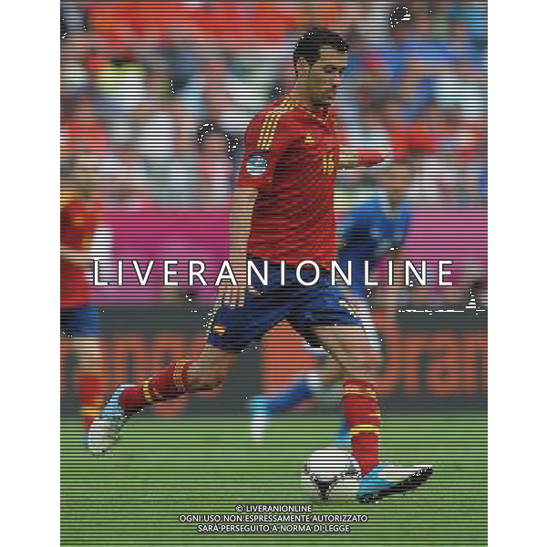 Campionati Europei UEFA 2012 Polonia/Ucraina Gruppo C Danzica (Polonia) - 10.06.2012 Spagna-Italia Nella Foto:Busquets Sergio /Ph.Vitez-Ag. Aldo Liverani