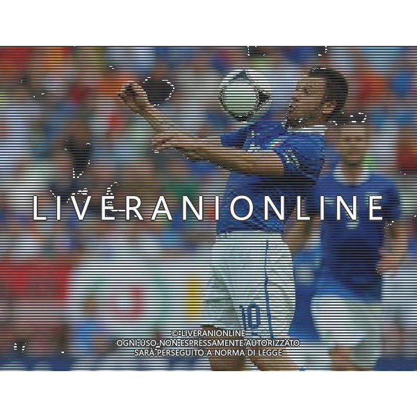 Campionati Europei UEFA 2012 Polonia/Ucraina Gruppo C Danzica (Polonia) - 10.06.2012 Spagna-Italia Nella Foto:Cassano Antonio /Ph.Vitez-Ag. Aldo Liverani