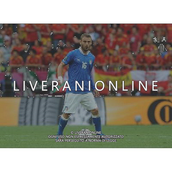 Campionati Europei UEFA 2012 Polonia/Ucraina Gruppo C Danzica (Polonia) - 10.06.2012 Spagna-Italia Nella Foto:De Rossi Daniele /Ph.Vitez-Ag. Aldo Liverani