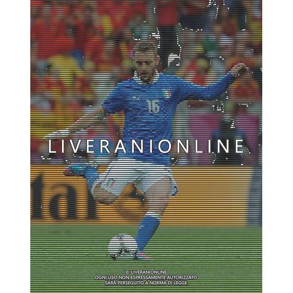 Campionati Europei UEFA 2012 Polonia/Ucraina Gruppo C Danzica (Polonia) - 10.06.2012 Spagna-Italia Nella Foto:De Rossi Daniele /Ph.Vitez-Ag. Aldo Liverani