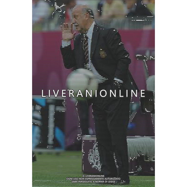 Campionati Europei UEFA 2012 Polonia/Ucraina Gruppo C Danzica (Polonia) - 10.06.2012 Spagna-Italia Nella Foto:Del Bosque Vicente /Ph.Vitez-Ag. Aldo Liverani