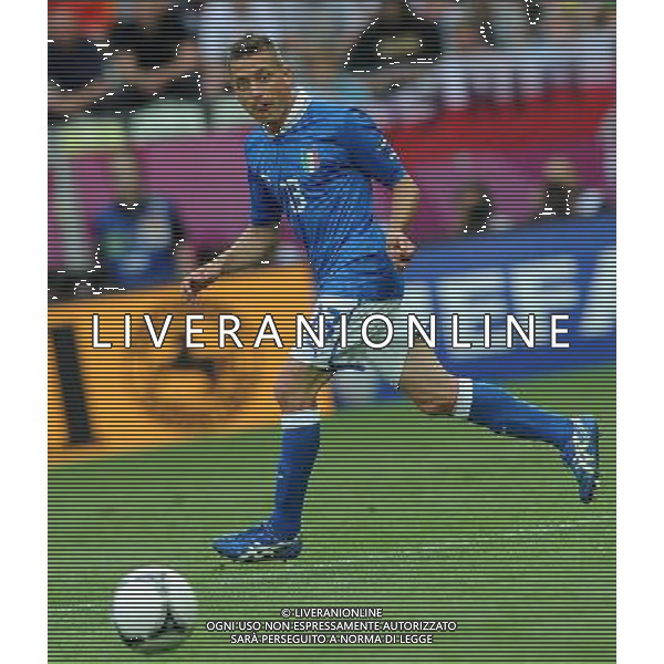 Campionati Europei UEFA 2012 Polonia/Ucraina Gruppo C Danzica (Polonia) - 10.06.2012 Spagna-Italia Nella Foto:Giaccherini Emanuele /Ph.Vitez-Ag. Aldo Liverani