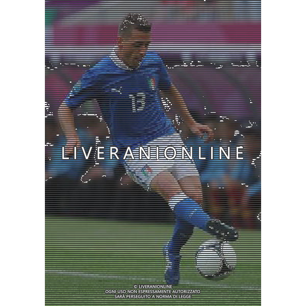 Campionati Europei UEFA 2012 Polonia/Ucraina Gruppo C Danzica (Polonia) - 10.06.2012 Spagna-Italia Nella Foto:Giaccherini Emanuele /Ph.Vitez-Ag. Aldo Liverani