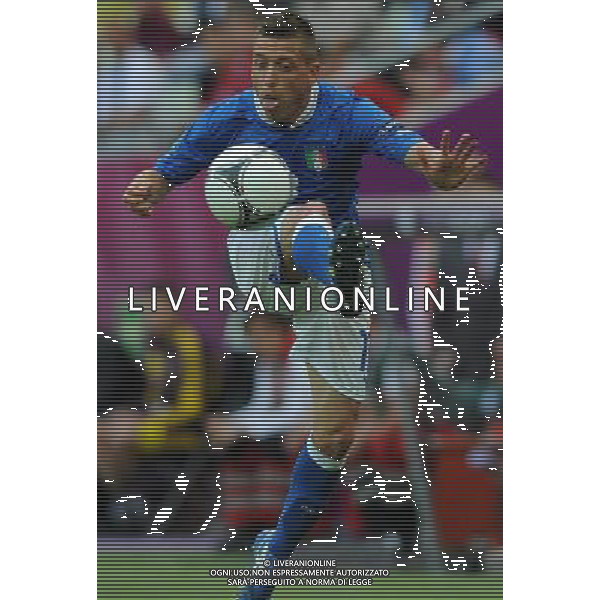 Campionati Europei UEFA 2012 Polonia/Ucraina Gruppo C Danzica (Polonia) - 10.06.2012 Spagna-Italia Nella Foto:Giaccherini Emanuele /Ph.Vitez-Ag. Aldo Liverani