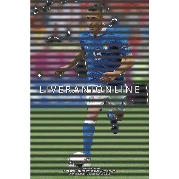 Campionati Europei UEFA 2012 Polonia/Ucraina Gruppo C Danzica (Polonia) - 10.06.2012 Spagna-Italia Nella Foto:Giaccherini Emanuele /Ph.Vitez-Ag. Aldo Liverani