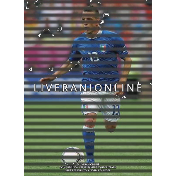 Campionati Europei UEFA 2012 Polonia/Ucraina Gruppo C Danzica (Polonia) - 10.06.2012 Spagna-Italia Nella Foto:Giaccherini Emanuele /Ph.Vitez-Ag. Aldo Liverani