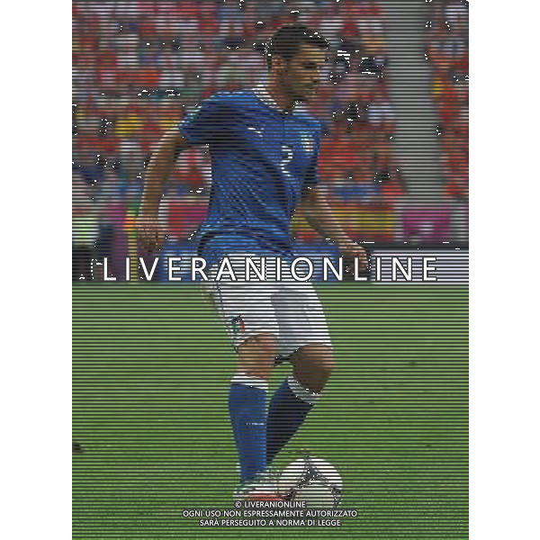 Campionati Europei UEFA 2012 Polonia/Ucraina Gruppo C Danzica (Polonia) - 10.06.2012 Spagna-Italia Nella Foto:Maggio Christian /Ph.Vitez-Ag. Aldo Liverani