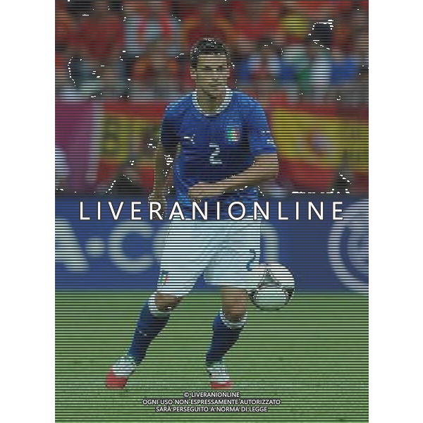 Campionati Europei UEFA 2012 Polonia/Ucraina Gruppo C Danzica (Polonia) - 10.06.2012 Spagna-Italia Nella Foto:Maggio Christian /Ph.Vitez-Ag. Aldo Liverani