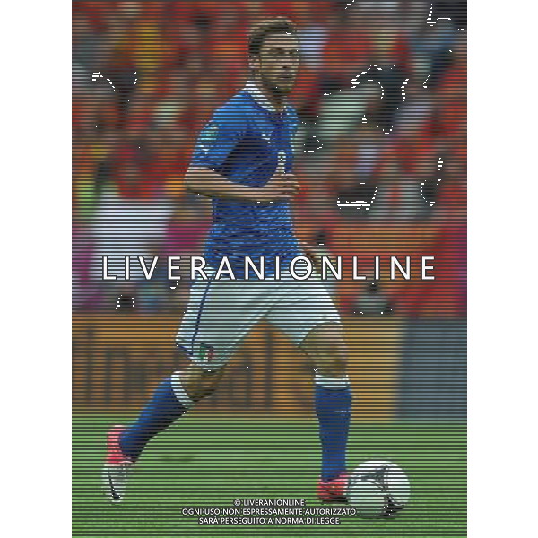 Campionati Europei UEFA 2012 Polonia/Ucraina Gruppo C Danzica (Polonia) - 10.06.2012 Spagna-Italia Nella Foto:Marchisio Claudio /Ph.Vitez-Ag. Aldo Liverani