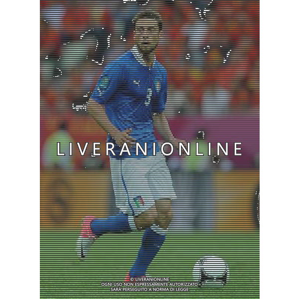 Campionati Europei UEFA 2012 Polonia/Ucraina Gruppo C Danzica (Polonia) - 10.06.2012 Spagna-Italia Nella Foto:Marchisio Claudio /Ph.Vitez-Ag. Aldo Liverani